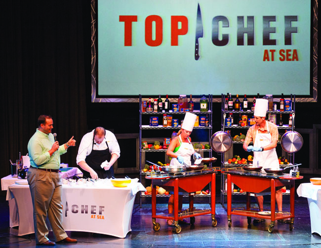 Celebrity Cruises has brought back its popular Top Chef at Sea program for a special New Year's Eve sailing.