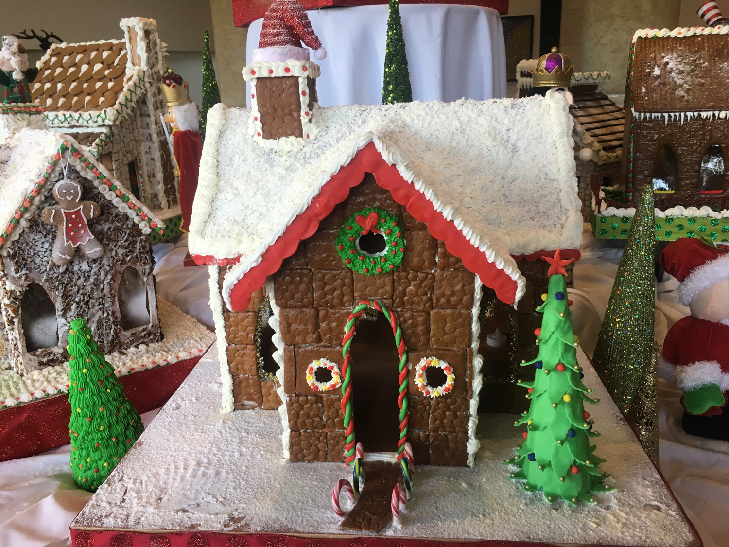 Gingerbread house display at The Wyndham Grand Rio Mar Beach Resort & Spa, in Rio Grande, Puerto Rico. (Photo credit: The Wyndham Grand Rio Mar Beach Resort & Spa)