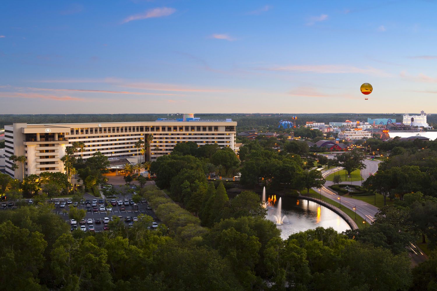 Hilton Orlando Lake Buena Vista in Central Florida.