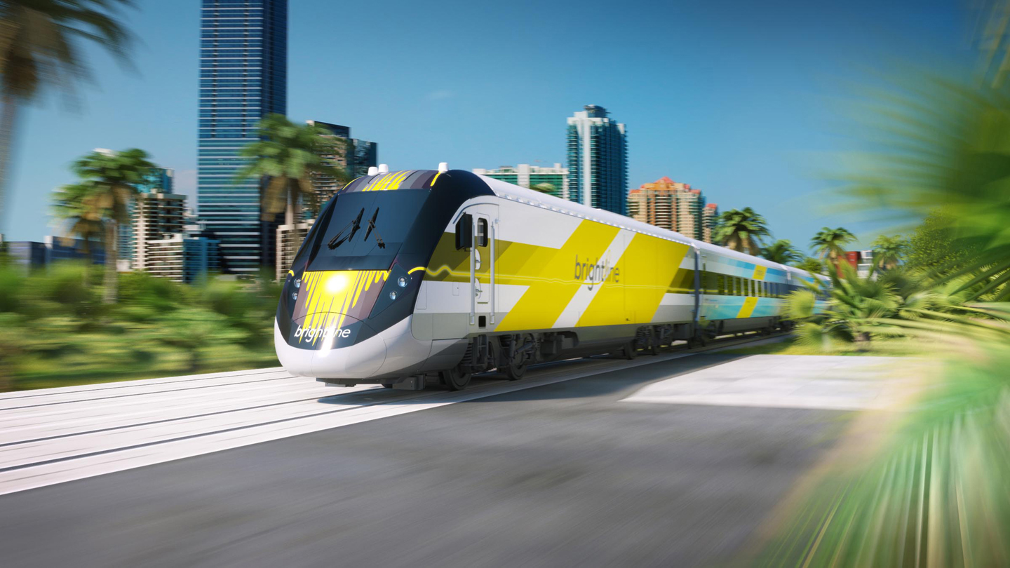 Brightline's BrightBlue service connecting West Palm Beach to Miami begins later this year. Photo credit: Discover The Palm Beaches)