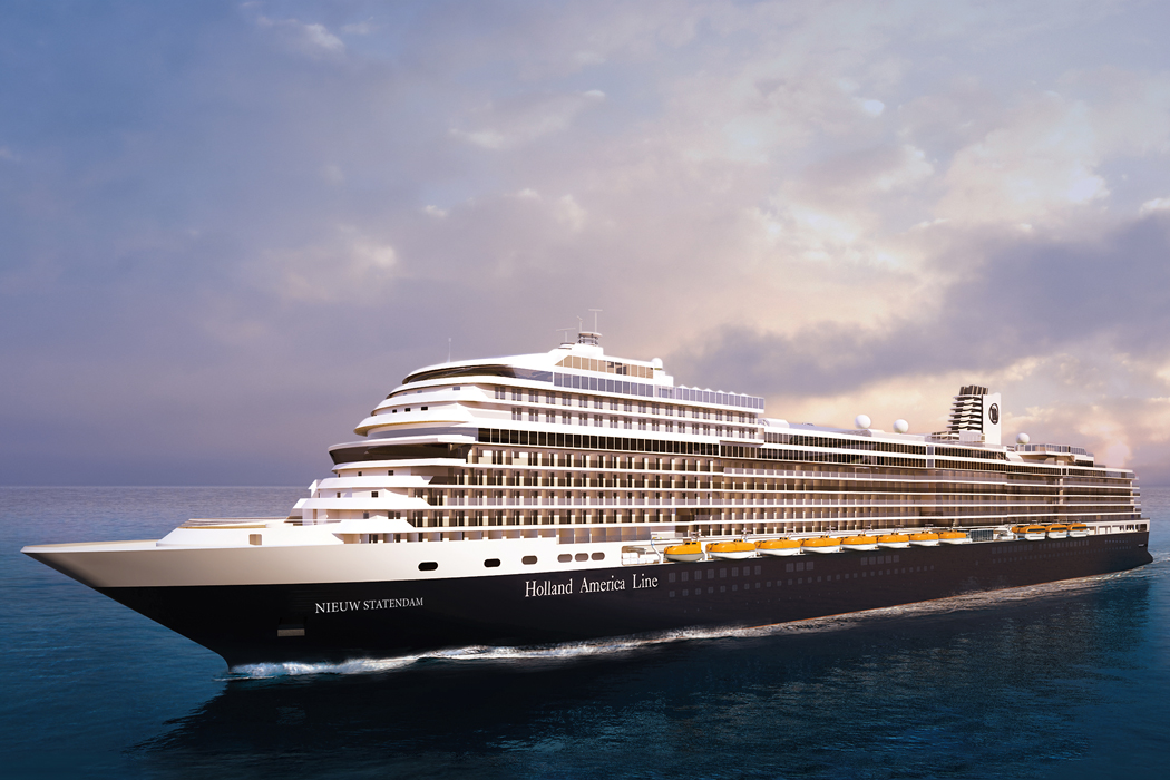 A rendering of the ms Nieuw Statendam.