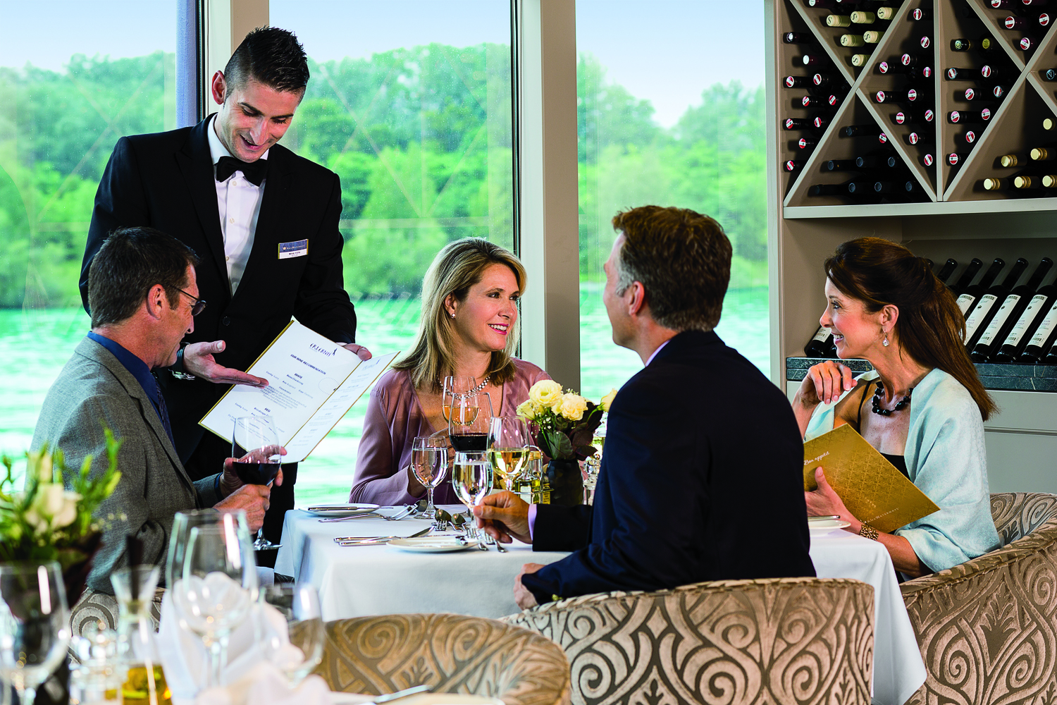 The Chef’s Table is an intimate experience open to small groups of up to 28 guests.
