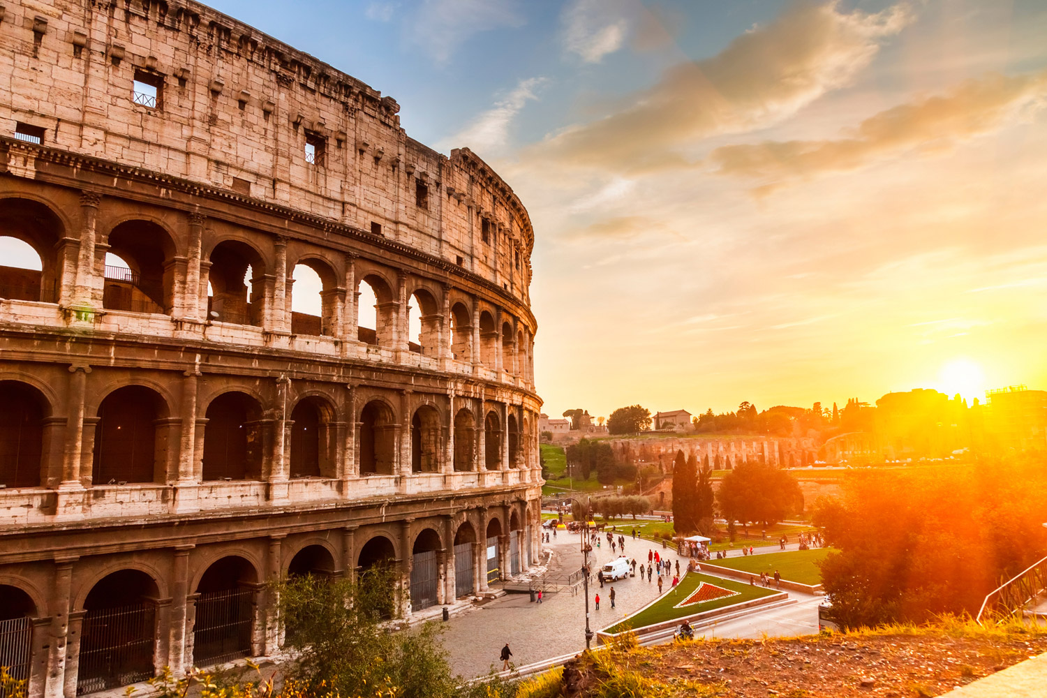 The top European destinations for Delta Vacations romance program are Paris, Venice and Rome (pictured).