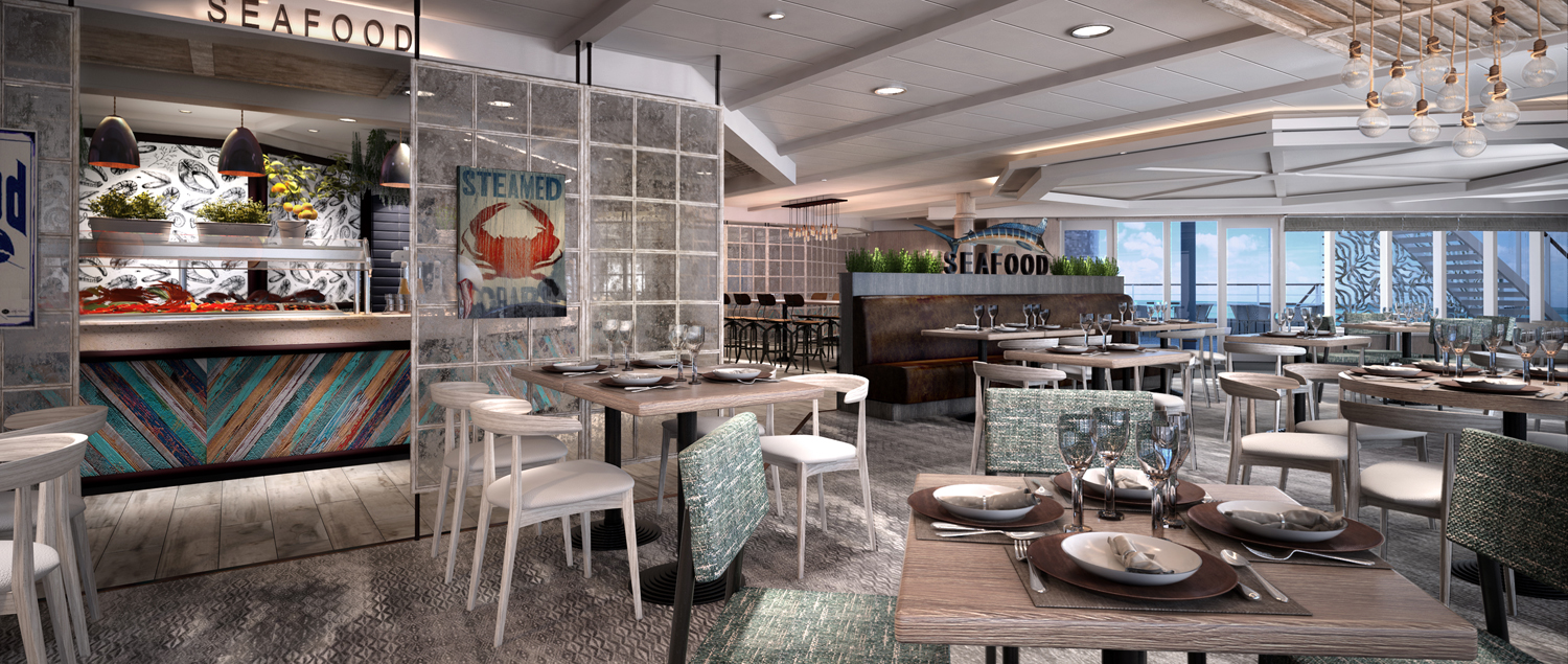 Caribbean Princess to Debut Seven New Dining Options