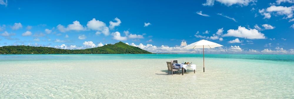 The newly opened Conrad Bora Bora Nui.