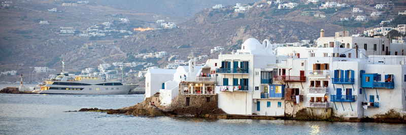 Variety Cruises' Harmony V in Mykonos.