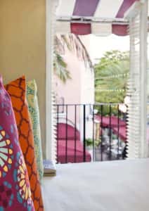 One Bedroom Deluxe Suite at El Paseo Hotel with views of Espanola Way.
