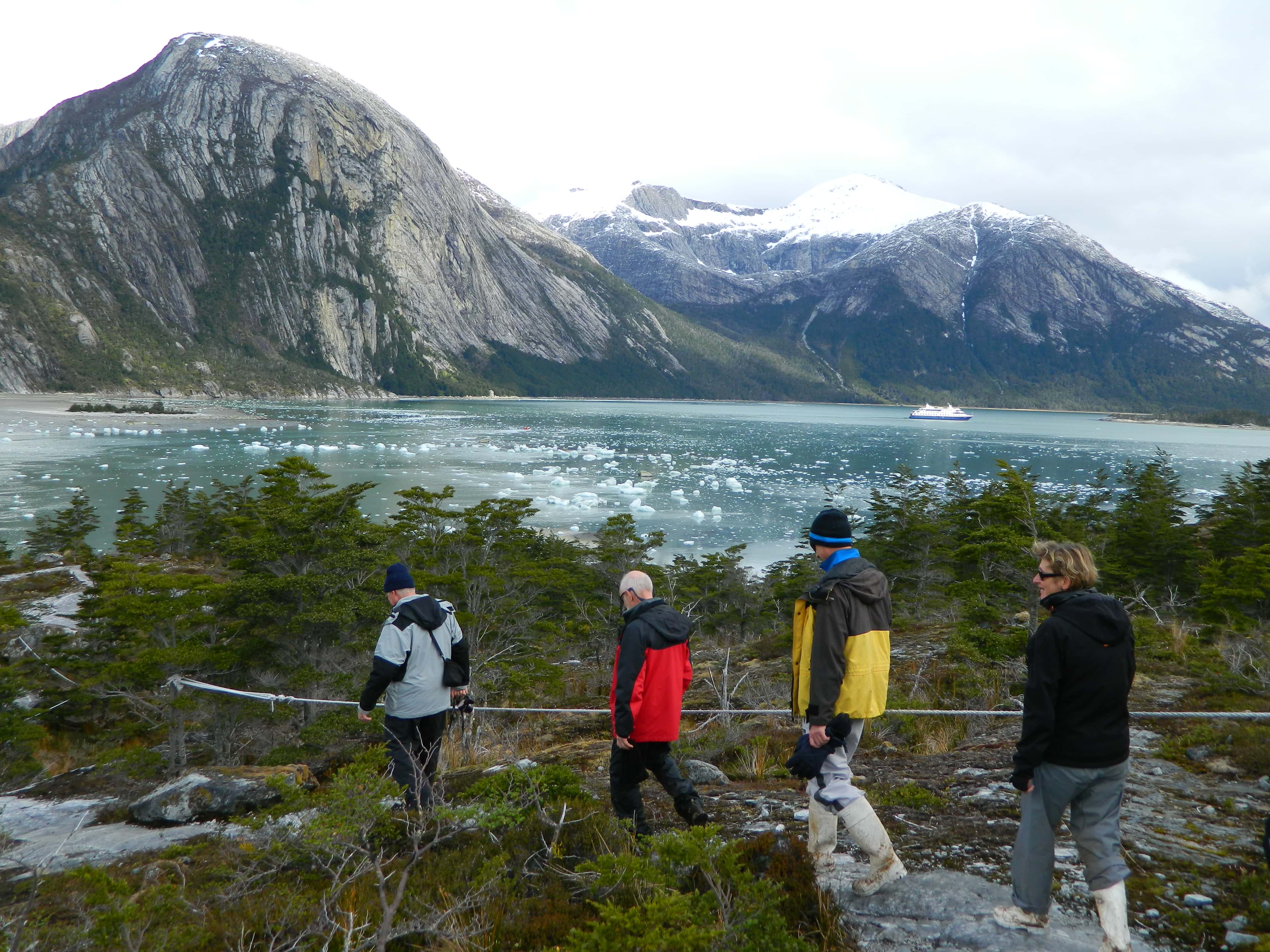 The Ventus Australis' 4-night Fjords of Tierra Del Fuego itinerary visit Pia Glacier.