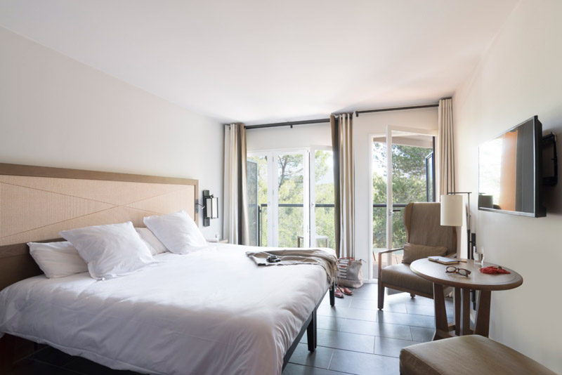 A guestroom at Club Med Opio en Provence.