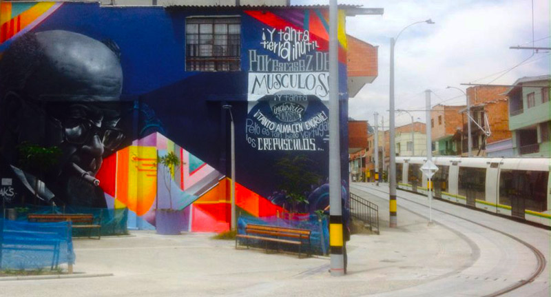 Medellin City Tours offers a 3-hour Street Art Tour in Medellin's vibrant barrios. (photo credit: Medellin City Tours)
