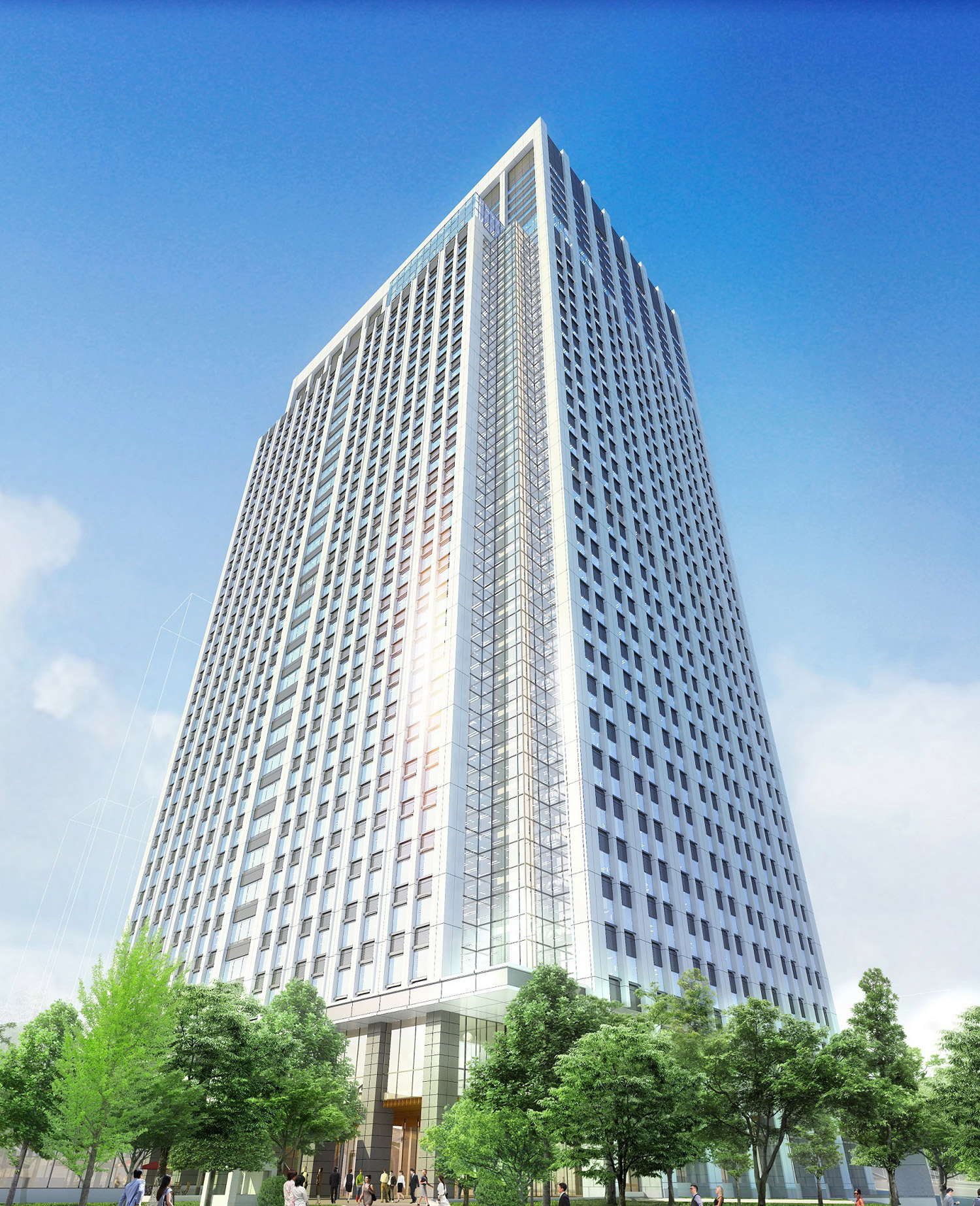 A rendering of The Tokyo EDITION, Toranomon.