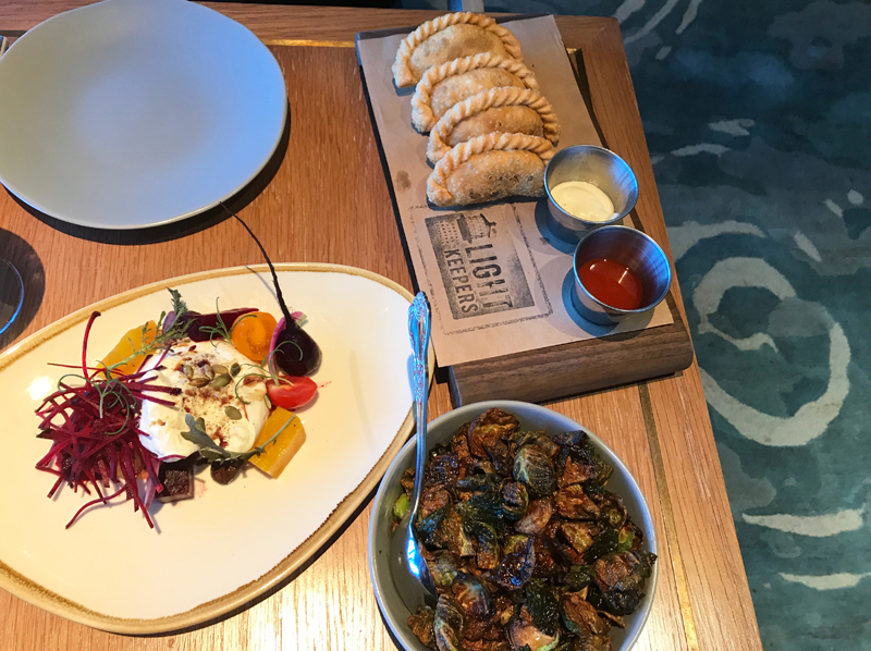 A few of our dishes at Lightkeepers.