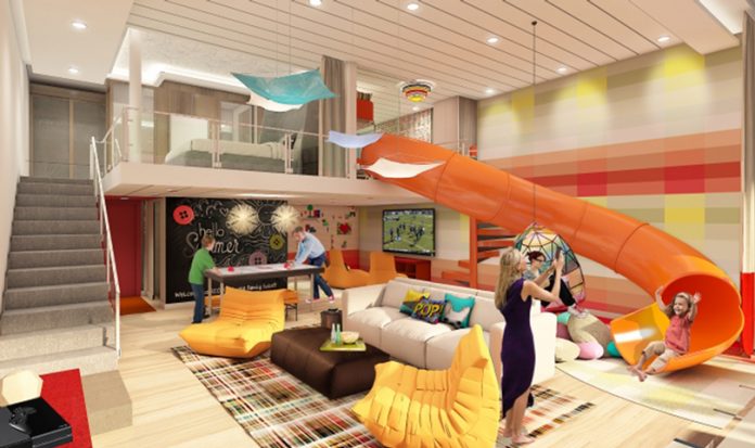 Symphony-of-the-Seas Symphony of the Seas will be the world's largest cruise ship and feature new additions like the two-level Ultimate Family Suite.