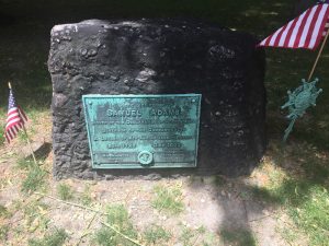 Sam Adams grave in Boston