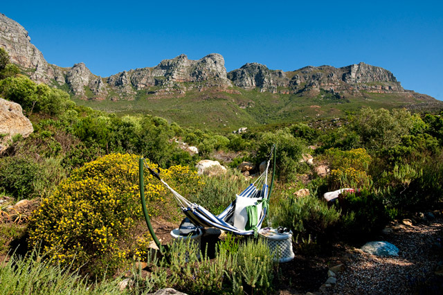 A perfect spot t whither away the day in Cape Town. (Photo courtesy of The Twelve Apostles.)