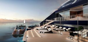Rendering of the Ritz-Carlton Yacht Collection Aft Marina.