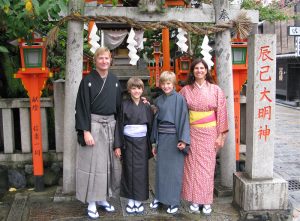 Family Travel Association president and founder Rainer Jenss and his family.