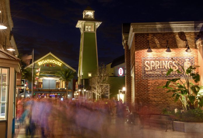 Disney Springs Disney Springs features over 130 establishments for guests to explore including shops and restaurants.
