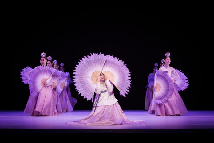 Traditional Korean Fan Dance at Busan Culture Center - 2019 Azamara Club Cruises