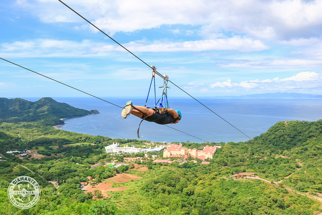 Diamante zip lining